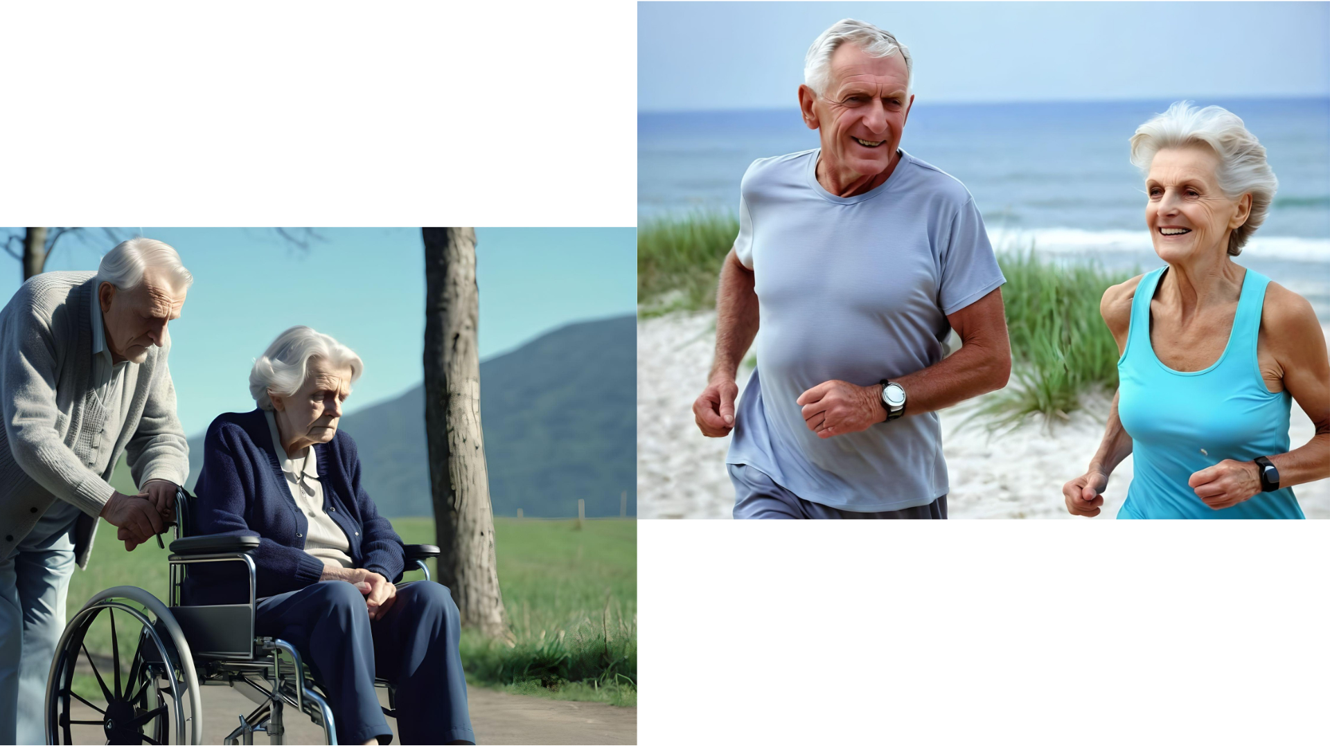 older couples stay biologically young vs. old